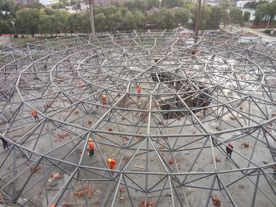 蛟河全民健身中心网架